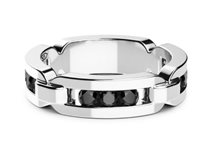 Ring Zancan Man in Silver Spinello ESA038 - ESA038